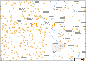 map of Hatim Khān Kili