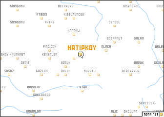 map of Hatipköy