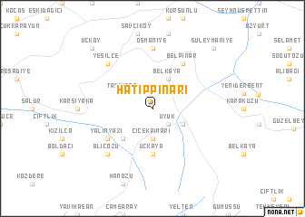map of Hatippınarı