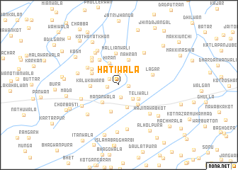 map of Hatiwāla