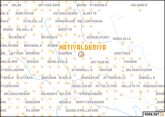 map of Hatiyaldeniya