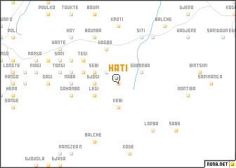 map of Hati