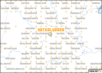 map of Hāt Kālupāra