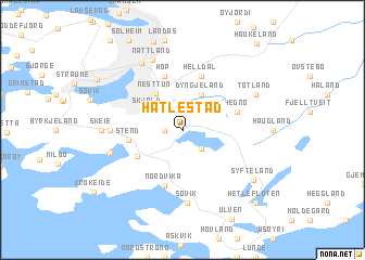 map of Hatlestad