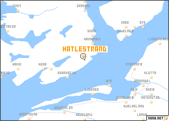 map of Hatlestrand