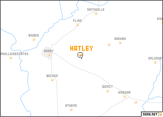 map of Hatley