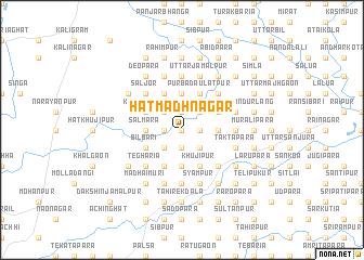 map of Hāt Mādhnagar