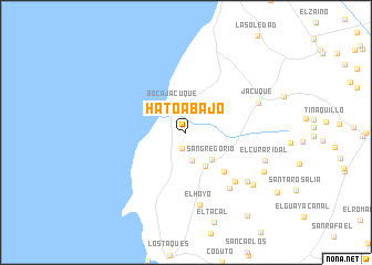 map of Hato Abajo