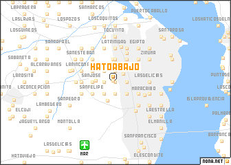 map of Hato Abajo