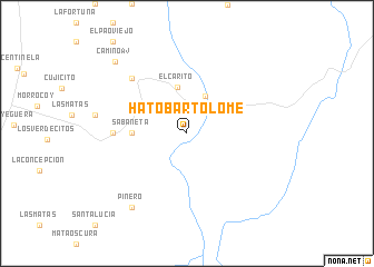 map of Hato Bartolomé