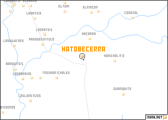 map of Hato Becerra