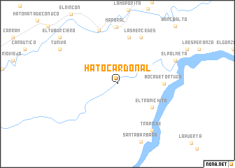 map of Hato Cardonal