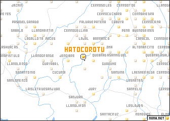 map of Hato Corotú