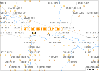 map of Hato del Medio