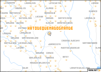 map of Hato de Quemado Grande