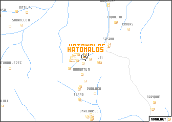 map of Hatomalos