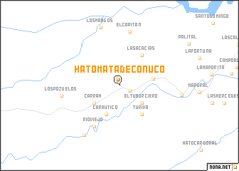 map of Hato Mata de Conuco