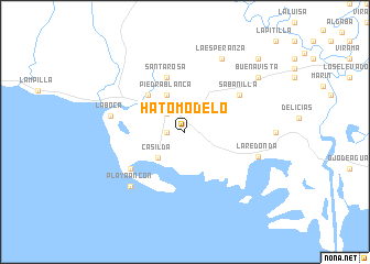 map of Hato Modelo