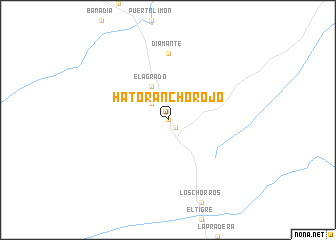 map of Hato Rancho Rojo