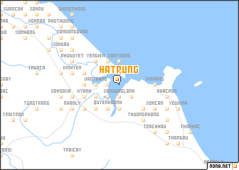 map of Hà Trung