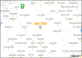 map of Ḩattānī