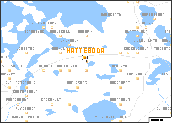 map of Hätteboda