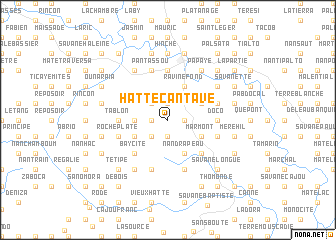 map of Hatte Cantave