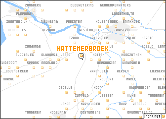 map of Hattemerbroek