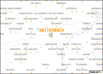 map of Hattenbach