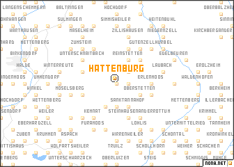 map of Hattenburg