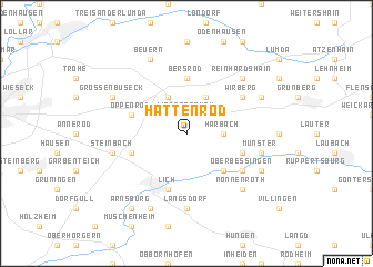 map of Hattenrod