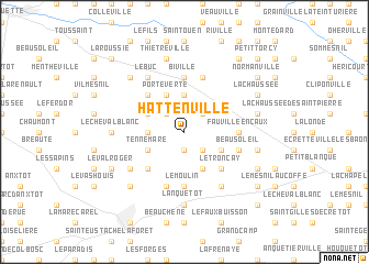 map of Hattenville