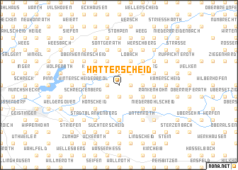 map of Hatterscheid