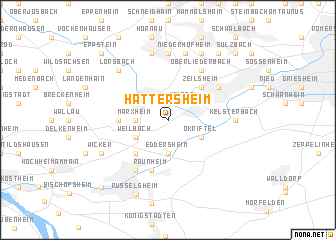 map of Hattersheim