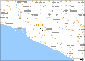 map of Hatte Ti Louis