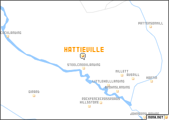 map of Hattieville