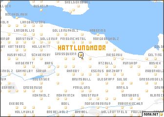 map of Hattlundmoor