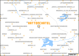 map of Hattonchâtel