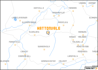 map of Hatton Vale