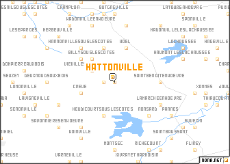 map of Hattonville