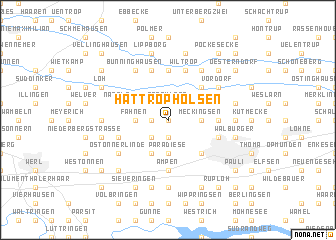 map of Hattropholsen