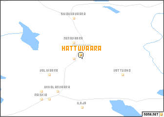 map of Hattuvaara