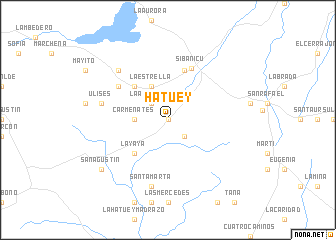 map of Hatuey