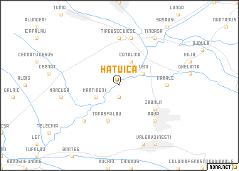 map of Hătuica