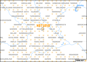map of Hāturia