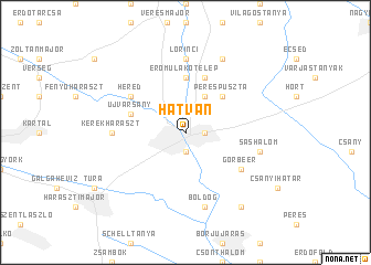 map of Hatvan