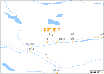 map of Håtveit