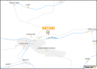 map of Hatwai