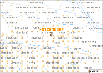 map of Hatzendorf