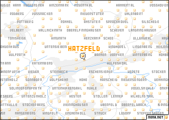 map of Hatzfeld
